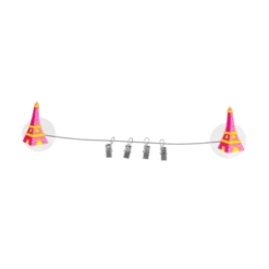 Pylones Cadres Et Albums Photos 4 Clips Ventouse Tour Eiffel Rose -Papiers peints Soldes 4 clips ventouse tour eiffel rose 7