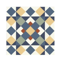 STC Stickers Muraux 6 Stickers à Carreaux De Ciment 15x15cm