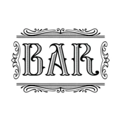 STC Stickers Muraux Autocollant Mural Bar 45x68cm