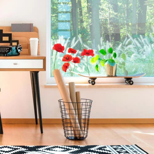 STC Stickers Muraux Autocollant Pour Vitres Coquelicots 44,5x51cm 4 STC Stickers Muraux Autocollant Pour Vitres Coquelicots 44,5x51cm – Image 2