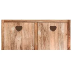 STC Stickers Muraux Autocollant Tête De Lit Planches De Bois 158x69cm -Papiers peints Soldes autocollant tete de lit planches de bois 158x69cm 1