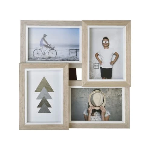 EMDE Cadres Et Albums Photos Cadre Multivues Liserés 4 Photos En Bois Blanc 3 EMDE Cadres Et Albums Photos Cadre Multivues Liserés 4 Photos En Bois Blanc