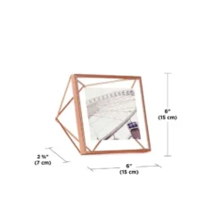 Umbra Cadres Et Albums Photos Cadre Photo 10x10 Cm Prisma En Métal Cuivré Rose -Papiers peints Soldes cadre photo 10x10 cm prisma en metal cuivre rose 3