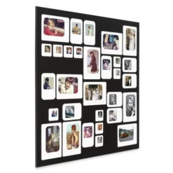 Presse Citron Cadres Et Albums Photos Cadre Photo Design Pêle Mêle Noir 69x69cm