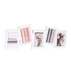 Ceanothe Cadres Et Albums Photos Cadre Photo Multivues Blanc 5 Photos Résine Plastique 10x15 -Papiers peints Soldes cadre photo multivues blanc 5 photos resine plastique 10x15 2