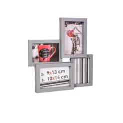 Ceanothe Cadres Et Albums Photos Cadre Photo Multivues Gris 4 Photos Pvc Rigide -Papiers peints Soldes cadre photo multivues gris 4 photos pvc rigide 4