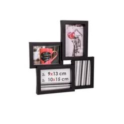 Ceanothe Cadres Et Albums Photos Cadre Photo Multivues Noir 4 Photos Pvc Rigide -Papiers peints Soldes cadre photo multivues noir 4 photos pvc rigide 4