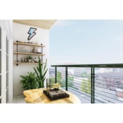 Fenel & Arno Stickers Muraux Mosaïque Adhésive En Verre Bleu -Papiers peints Soldes mosaique adhesive en verre bleu 3