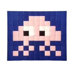 Fenel & Arno Stickers Muraux Mosaïque Invaders En Verre Prune -Papiers peints Soldes mosaique invaders en verre rose 15