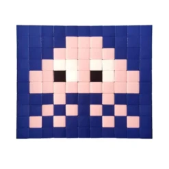 Fenel & Arno Stickers Muraux Mosaïque Invaders En Verre Rose