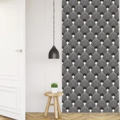 Le Grand Cirque Papiers Peints Papier Peint Adhésif Majestic Noir 80cmx2m50