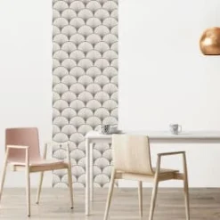 Le Grand Cirque Papiers Peints Papier Peint Adhésif Seigaiha Havane 60cmx2m50 -Papiers peints Soldes papier peint adhesif seigaiha havane 60cmx2m50 2