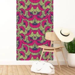 Le Grand Cirque Papiers Peints Papier Peint Adhésif Wax Amarante 80cmx2m50