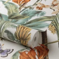 Hexoa Papiers Peints Papier Peint Bananier Et Orchidées 53x1000cm 6 Hexoa Papiers Peints Papier Peint Bananier Et Orchidées 53x1000cm -Papiers peints Soldes papier peint bananier et orchidees 53x1000cm 1