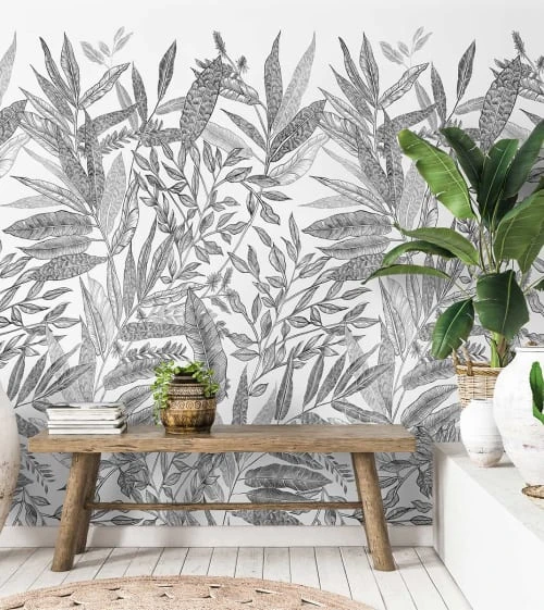 Hexoa Papiers Peints Papier Peint Decor Jungle 53x840cm 3 Hexoa Papiers Peints Papier Peint Decor Jungle 53x840cm