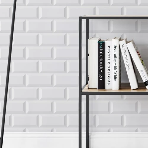 Yeda Design Papiers Peints Papier Peint Design White Tiles 425x260 4 Yeda Design Papiers Peints Papier Peint Design White Tiles 425x260 – Image 2