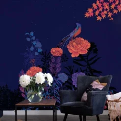 Acte Deco Papiers Peints Papier-peint Faisan Nocturne - X -Papiers peints Soldes papier peint faisan nocturne x 4