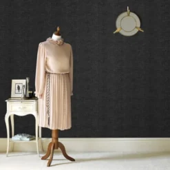 Superfresco Easy Papiers Peints Papier Peint Intissé Crocodile Vinyle Expansé Noir 1005x52cm -Papiers peints Soldes papier peint intisse crocodile vinyle expanse noir 1005x52cm 2