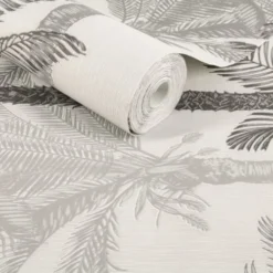 Boutique Papiers Peints Papier Peint Intissé Palmiers Exotiques Gris 1005x52cm 9 Boutique Papiers Peints Papier Peint Intissé Palmiers Exotiques Gris 1005x52cm -Papiers peints Soldes papier peint intisse palmiers exotiques gris 1005x52cm 3