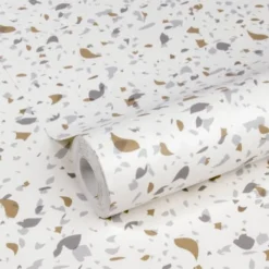 Superfresco Easy Papiers Peints Papier Peint Intissé Terrazzo Naturel Multicolore Blanc 1005x52cm 7 Superfresco Easy Papiers Peints Papier Peint Intissé Terrazzo Naturel Multicolore Blanc 1005x52cm -Papiers peints Soldes papier peint intisse terrazzo naturel multicolore blanc 1005x52cm 1