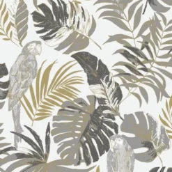Hexoa Papiers Peints Papier Peint Jungle Coco Exotique 53x1000cm -Papiers peints Soldes papier peint jungle coco exotique 53x1000cm 1