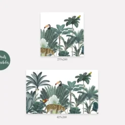 Yeda Design Papiers Peints Papier Peint Jungle Forêt Tropicale Luxuriante Fond Blanc 255x260cm 8 Yeda Design Papiers Peints Papier Peint Jungle Forêt Tropicale Luxuriante Fond Blanc 255x260cm -Papiers peints Soldes papier peint jungle foret tropicale luxuriante fond blanc 255x260cm 2