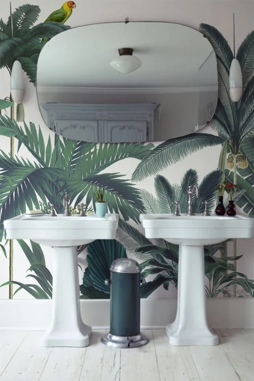 Yeda Design Papiers Peints Papier Peint Jungle Forêt Tropicale Luxuriante Fond Blanc 425x260cm 4 Yeda Design Papiers Peints Papier Peint Jungle Forêt Tropicale Luxuriante Fond Blanc 425x260cm – Image 2