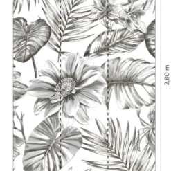 Hexoa Papiers Peints Papier Peint Magnolia Jungle 53x840cm 6 Hexoa Papiers Peints Papier Peint Magnolia Jungle 53x840cm -Papiers peints Soldes papier peint magnolia jungle 53x840cm 1