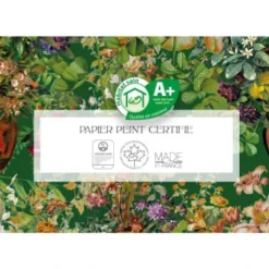 Yeda Design Papiers Peints Papier Peint Motifs Fleurs Feuillage Vert 255x260cm -Papiers peints Soldes papier peint motifs fleurs feuillage vert 255x260cm 3