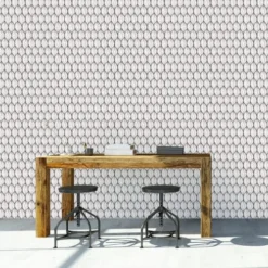 Atelier Mouti Papiers Peints Papier Peint Noir Et Blanc Imprimé Graphique