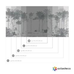 Acte Deco Papiers Peints Papier Peint Panoramique Balade Dans Les Bois - 250x170 -Papiers peints Soldes papier peint panoramique balade dans les bois 250x170 17