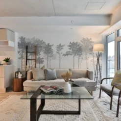 Acte Deco Papiers Peints Papier Peint Panoramique Balade Dans Les Bois - 250x255