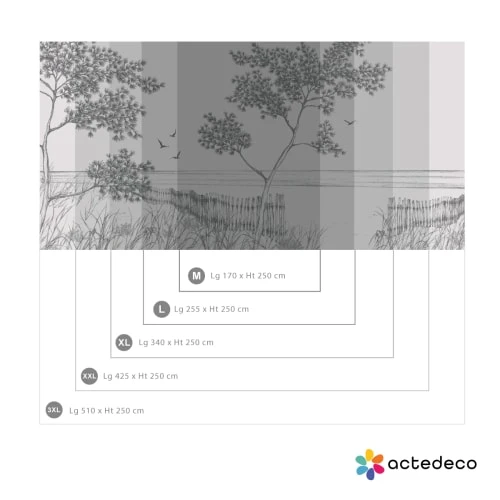 Acte Deco Papiers Peints Papier Peint Panoramique Balade En Bord De Mer - 250x425 7 Acte Deco Papiers Peints Papier Peint Panoramique Balade En Bord De Mer - 250x425 – Image 5