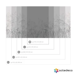 Acte Deco Papiers Peints Papier Peint Panoramique Dans Les Champs - 250x425 -Papiers peints Soldes papier peint panoramique dans les champs 250x425 12