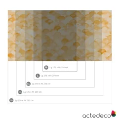 Acte Deco Papiers Peints Papier Peint Panoramique écailles Monochrome - 250x510 -Papiers peints Soldes papier peint panoramique ecailles monochrome 250x510 4