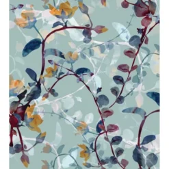 Lé Papiers De Ninon Papiers Peints Papier Peint Panoramique En Papier Bleu CÃ©ladon 240x270 -Papiers peints Soldes papier peint panoramique en papier bleu cacladon 240x270 4