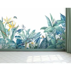 Lé Papiers De Ninon Papiers Peints Papier Peint Panoramique En Papier Bleu Lagon 384x270 -Papiers peints Soldes papier peint panoramique en papier bleu lagon 384x270 4