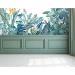 Lé Papiers De Ninon Papiers Peints Papier Peint Panoramique En Papier Bleu Lagon 384x270 -Papiers peints Soldes papier peint panoramique en papier bleu lagon 384x270 5