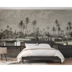 Lé Papiers De Ninon Papiers Peints Papier Peint Panoramique En Papier Marron FoncÃ© 432x300 -Papiers peints Soldes papier peint panoramique en papier marron foncac 432x300 4