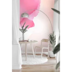 Lé Papiers De Ninon Papiers Peints Papier Peint Panoramique En Papier Rose PÃ¢le 192x290