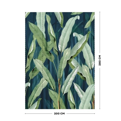 Superfresco Easy Papiers Peints Papier Peint Panoramique Feuilles été Vert Bleu 280x200cm 5 Superfresco Easy Papiers Peints Papier Peint Panoramique Feuilles été Vert Bleu 280x200cm – Image 4