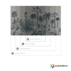 Acte Deco Papiers Peints Papier Peint Panoramique Forêt Des Tropiques - 250x170 -Papiers peints Soldes papier peint panoramique foret des tropiques 250x170 30