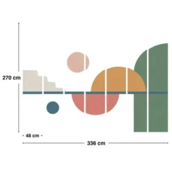 99Déco Papiers Peints Papier Peint Panoramique Graphique Arches 336x270cm 9 99Déco Papiers Peints Papier Peint Panoramique Graphique Arches 336x270cm -Papiers peints Soldes papier peint panoramique graphique arches 336x270cm 2