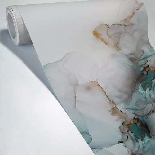 99Déco Papiers Peints Papier Peint Panoramique Graphique Turquoise 336x270cm 4 99Déco Papiers Peints Papier Peint Panoramique Graphique Turquoise 336x270cm – Image 2