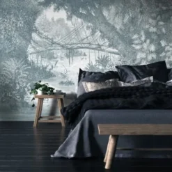 Ciment Factory Papiers Peints Papier Peint Panoramique Gravure Jungle 390x270cm -Papiers peints Soldes papier peint panoramique gravure jungle 390x270cm 5