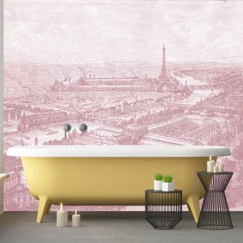 Ciment Factory Papiers Peints Papier Peint Panoramique Gravure Paris 1900 390x270cm 6 Ciment Factory Papiers Peints Papier Peint Panoramique Gravure Paris 1900 390x270cm – Image 4