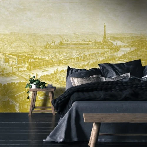 Ciment Factory Papiers Peints Papier Peint Panoramique Gravure Paris 1900 390x270cm 5 Ciment Factory Papiers Peints Papier Peint Panoramique Gravure Paris 1900 390x270cm – Image 3