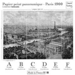 Ciment Factory Papiers Peints Papier Peint Panoramique Gravure Paris 1900 390x270cm 11 Ciment Factory Papiers Peints Papier Peint Panoramique Gravure Paris 1900 390x270cm -Papiers peints Soldes papier peint panoramique gravure paris 1900 390x270cm 9