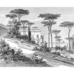 Ciment Factory Papiers Peints Papier Peint Panoramique Gravure Rome 390x270cm -Papiers peints Soldes papier peint panoramique gravure rome 390x270cm 1