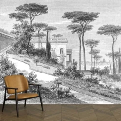 Ciment Factory Papiers Peints Papier Peint Panoramique Gravure Rome 390x270cm -Papiers peints Soldes papier peint panoramique gravure rome 390x270cm 4